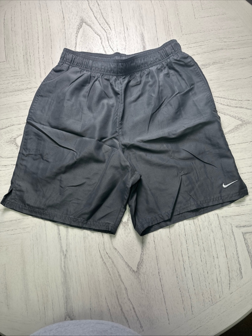 Nike Men's Black Athletic/Swim Shorts with Elastic Waist